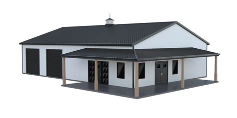 metal building half house half shop|40x60 Barndominium Floor Plans With Shop and Pictures .